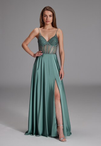 HEY KYLA Abendkleid in Grün: Vorderseite