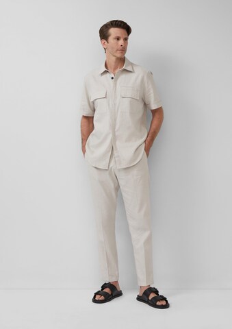 Effilé Pantalon chino s.Oliver BLACK LABEL en beige