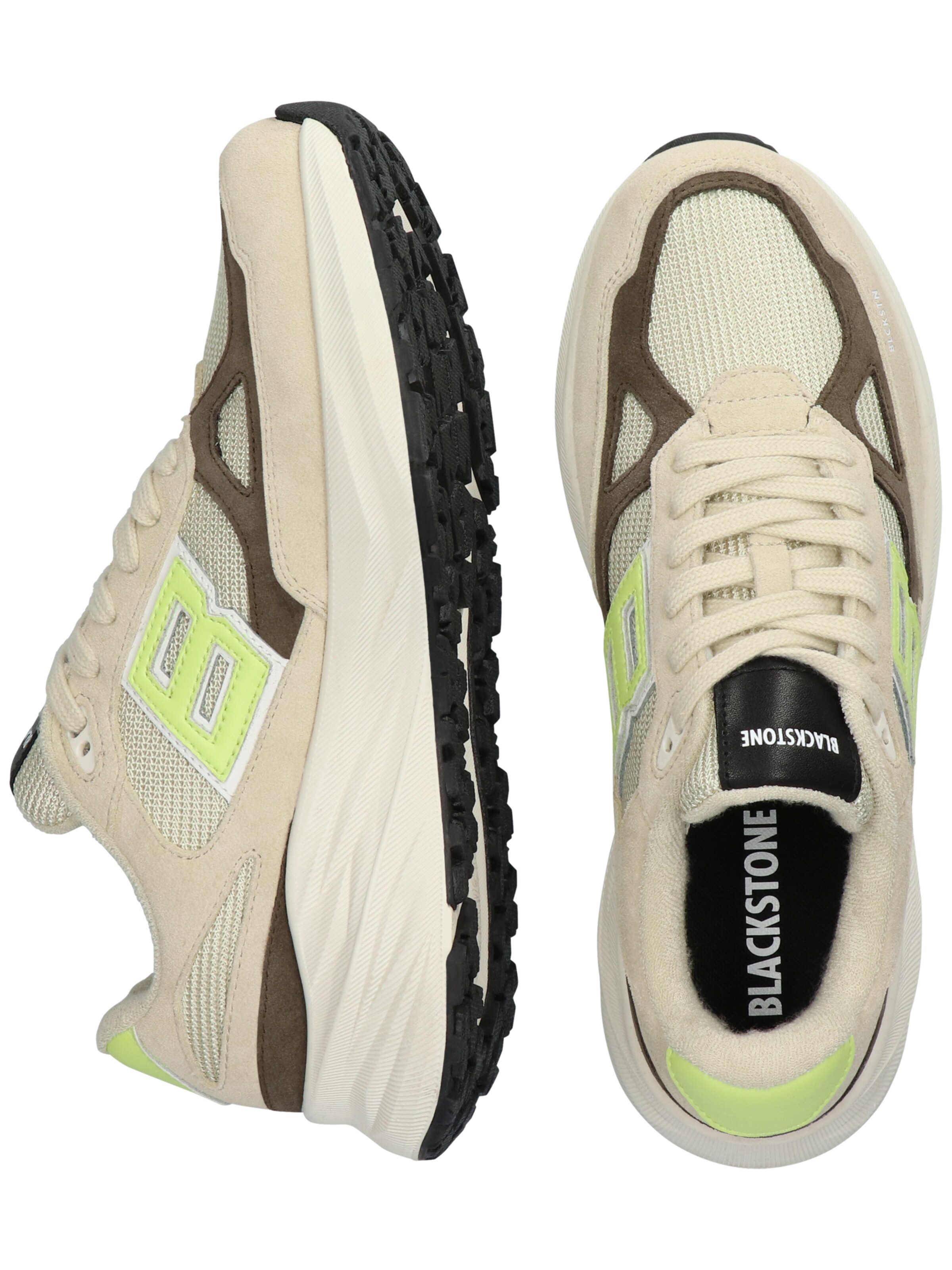 BLACKSTONE Sneaker 'Flint Moss' in Beige