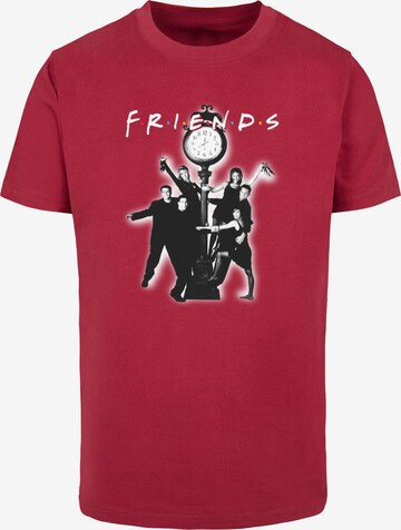 T-Shirt 'Friends - Clock Mono Photo' ABSOLUTE CULT en rouge : devant