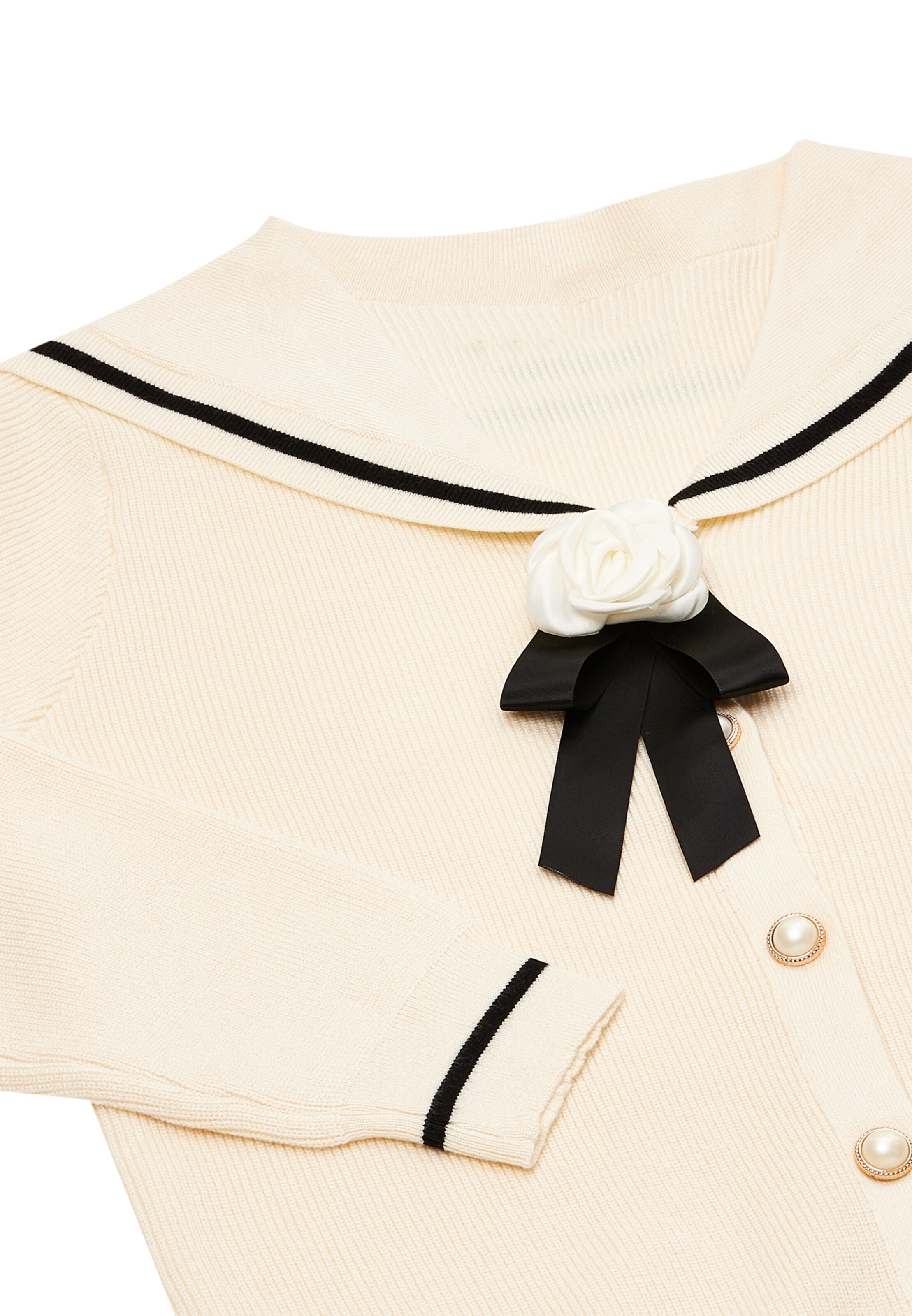 NAEMI Knit cardigan in Beige