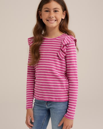 WE Fashion Shirt in Pink: front