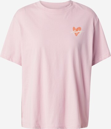 MUSTANG T-Shirt 'FLORIS' in Pink: predná strana