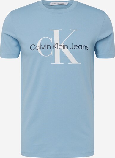 Calvin Klein Jeans T-Shirts in hellblau / schwarz / weiß, Produktansicht