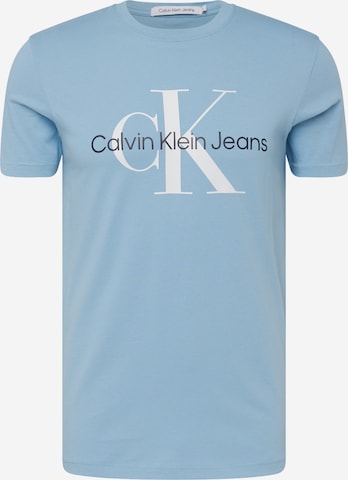 Calvin Klein Jeans قميص بلون أزرق: الأمام