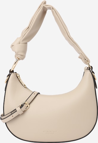 Seidenfelt Manufaktur Shoulder Bag 'Lene' in Beige