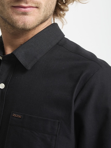 Volcom Regular fit Button Up Shirt in Black