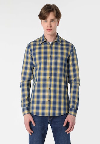 Colin's Regular fit Overhemd in Blauw: voorkant