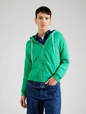 Polo Ralph Lauren Sweat jacket in Green: front
