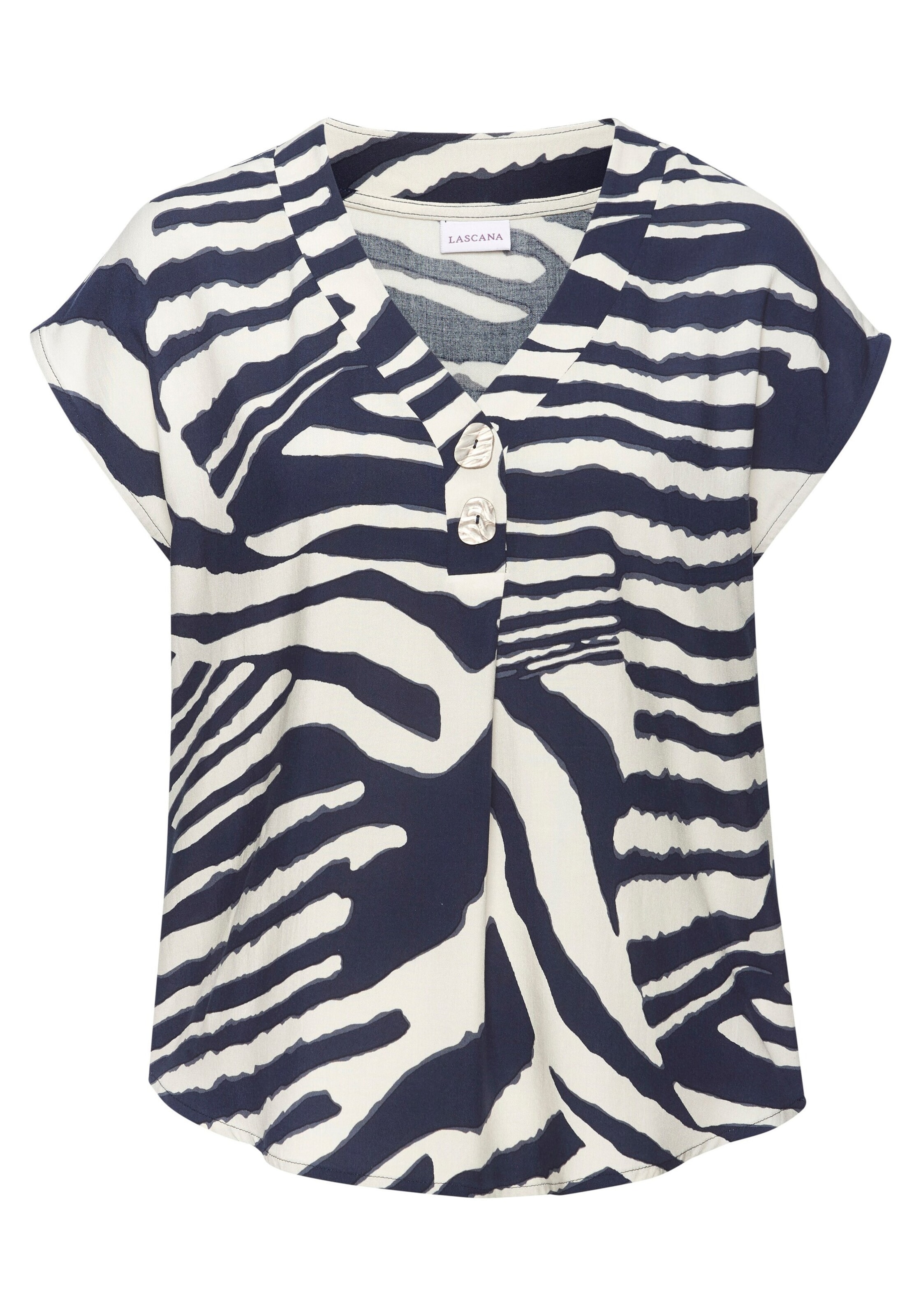LASCANA Blouse in Blue: front