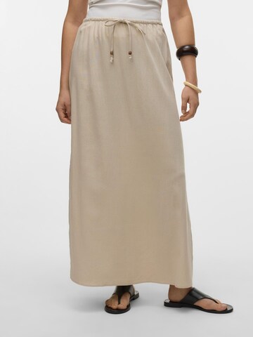 Jupe 'MYMILO' VERO MODA en beige : devant