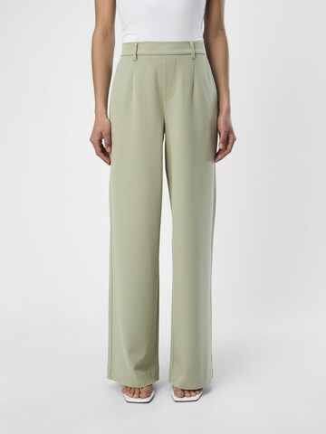 Wide Leg Pantalon 'Lisa' OBJECT en vert : devant