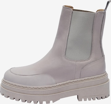 Chelsea Boots 'Asta' SELECTED FEMME en gris : devant