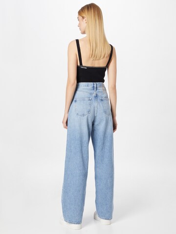 Calvin Klein Jeans Široký strih Džínsy - Modrá