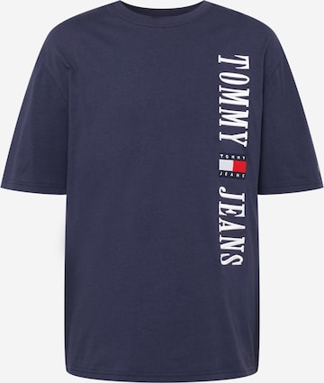 Tommy Jeans - Camisa 'Skater' em azul: frente