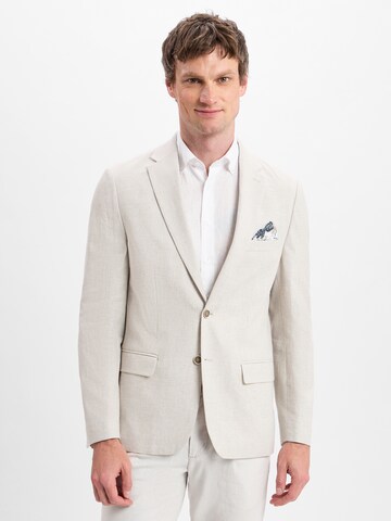 Nils Sundström Regular Fit Sakko in Beige: Vorderseite