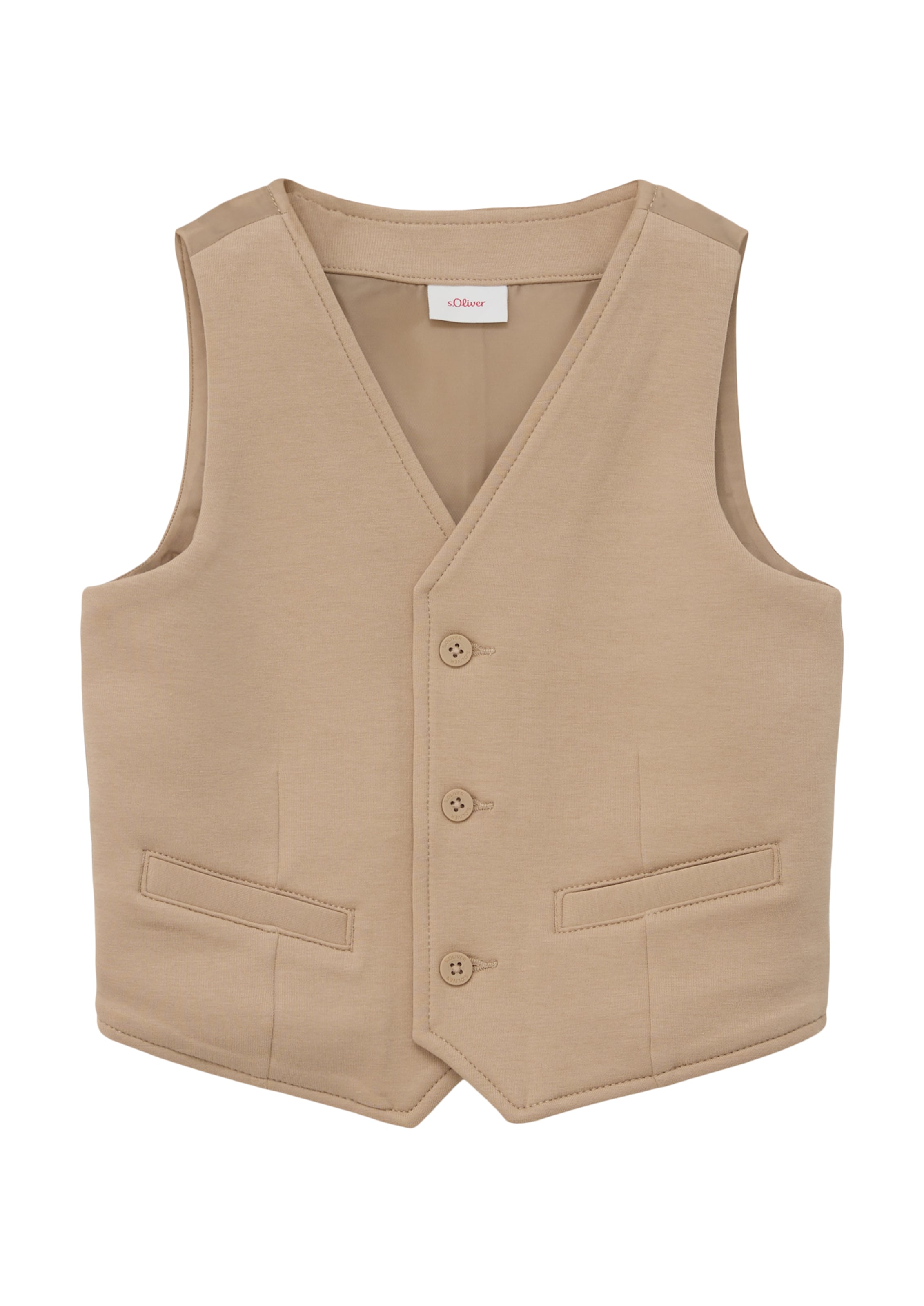 s.Oliver Жилетка в Бежевый: спереди