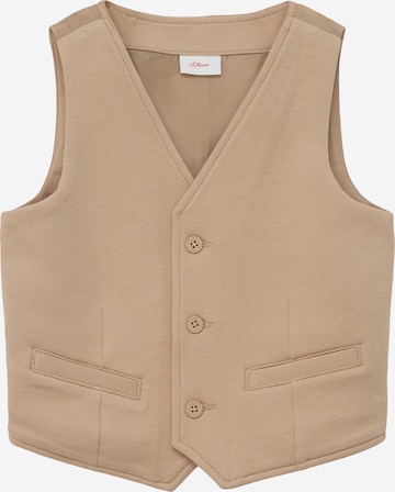 Gilet s.Oliver en beige : devant