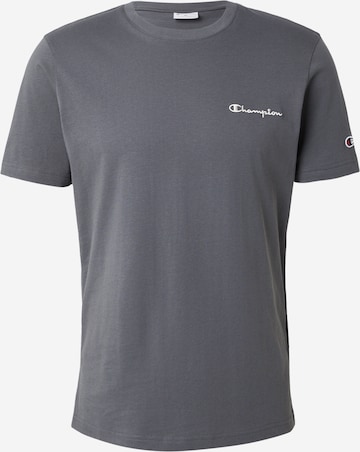 Champion Authentic Athletic Apparel Tričko – šedá: přední strana