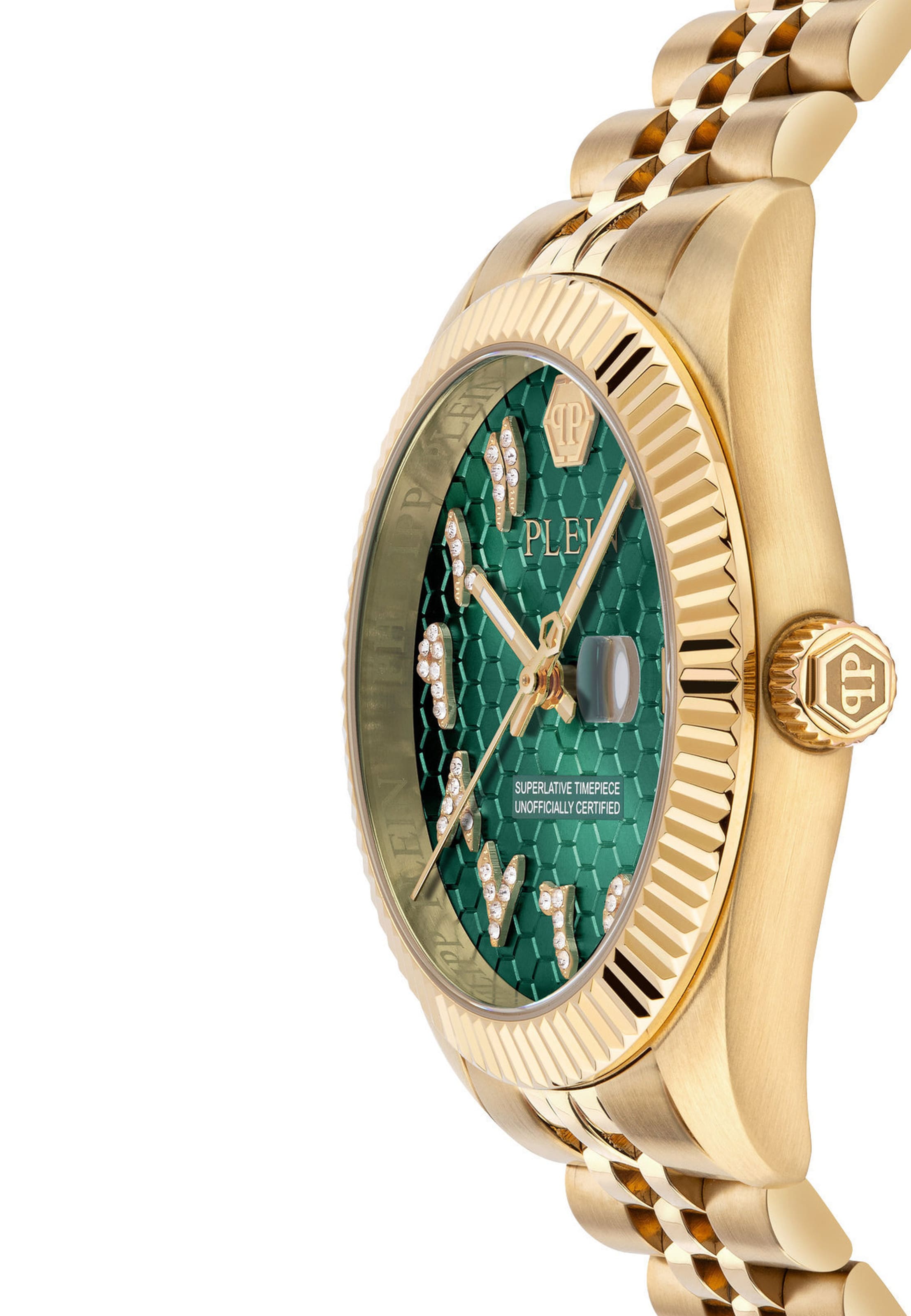 Philipp Plein Watches Analoog horloge ' DATE SUPERLATIVE ' in Goud