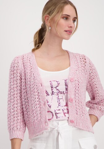 monari Knit Cardigan in Pink
