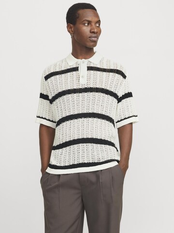 JACK & JONES Pullover i hvid: forside