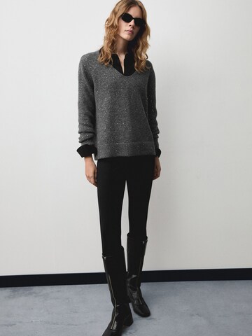 Pull-over 'Edurne' MANGO en gris