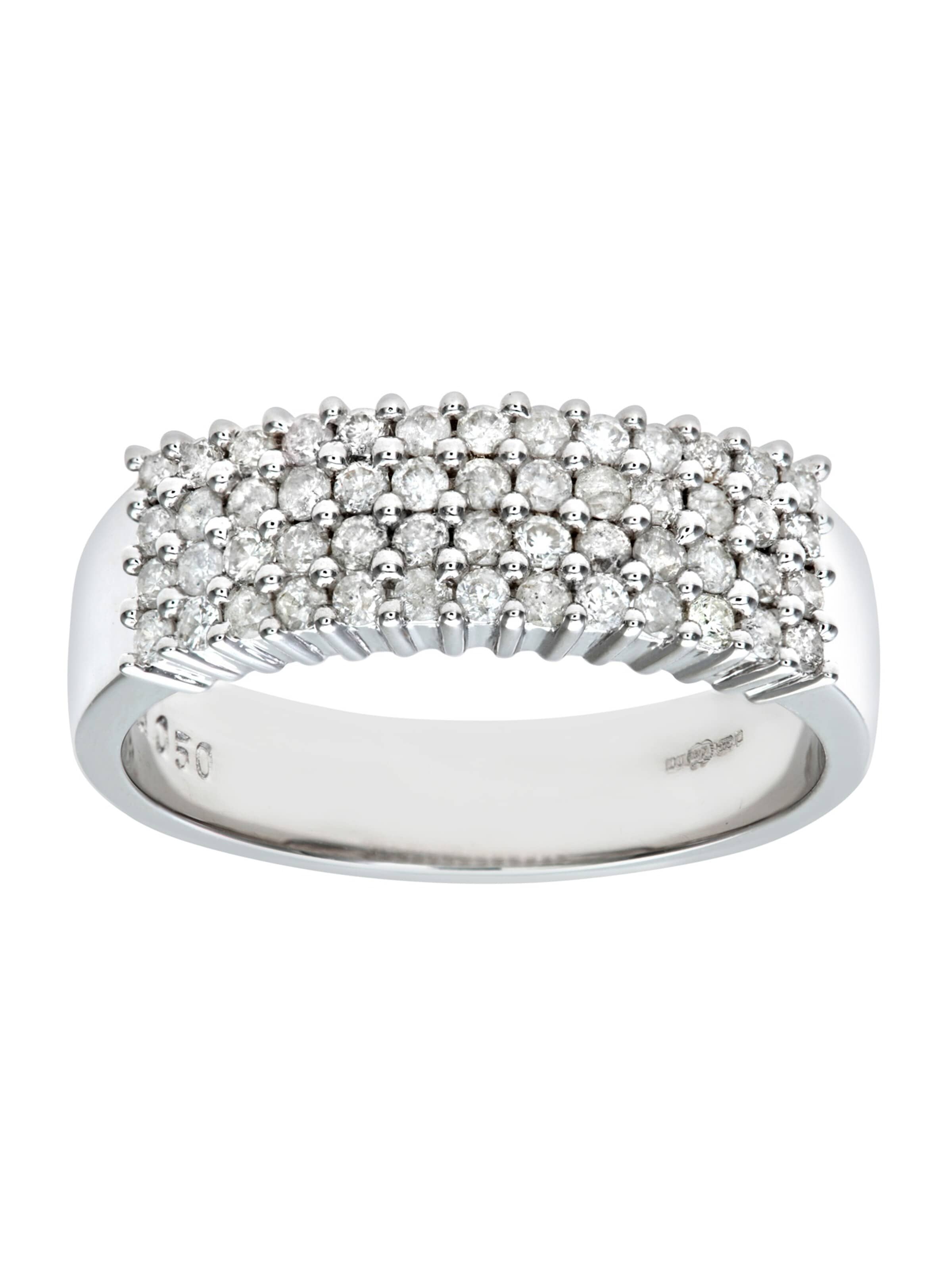 DIAMANT LETERNEL Ring in Silver: front