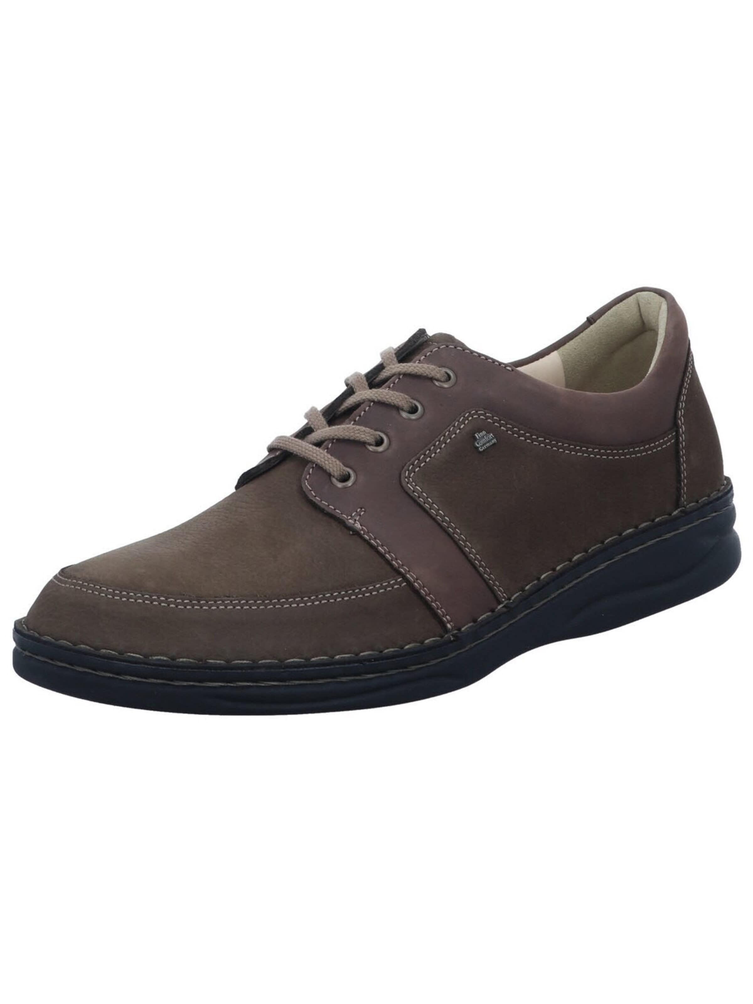 Finn Comfort - Zapatos con cordón '01111 901074' en marrón: frente
