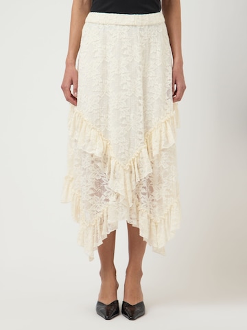 Gonna di YAS in bianco: frontale