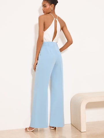 Wide leg Pantaloni con pieghe di Lipsy in blu