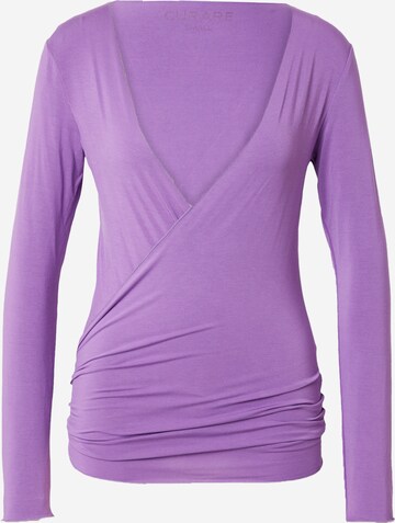 CURARE Yogawear Kardigan sportowy w kolorze fioletowy: przód