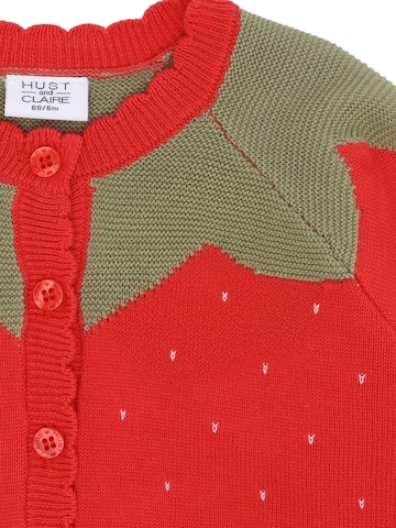 Hust & Claire Strickjacke 'Cilja Strawberry'‌‌‌‌‌‌‌ in Rot