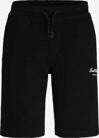 Jack & Jones Junior Normalny krój Spodnie 'JPSTGORDON' w kolorze czarny: przód