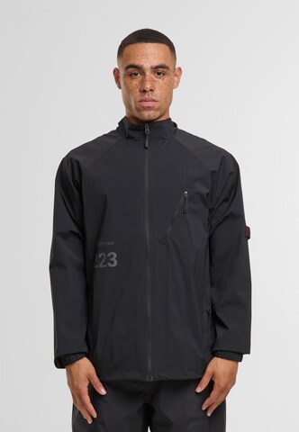 HALO Tussenjas 'Steel' in Zwart: voorkant