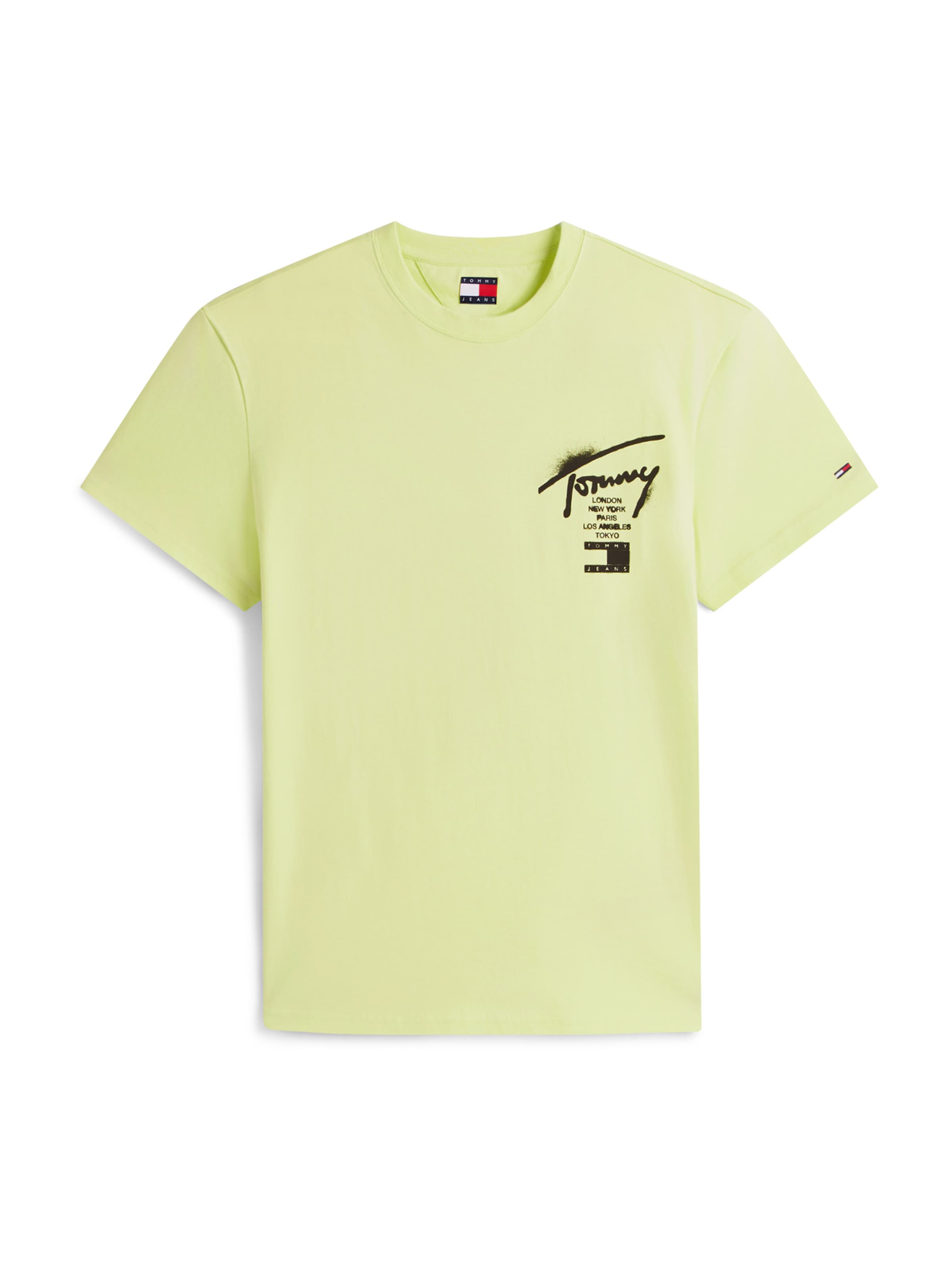 Tommy Jeans Μπλουζάκι 'CITY' σε πράσινο: μπροστά