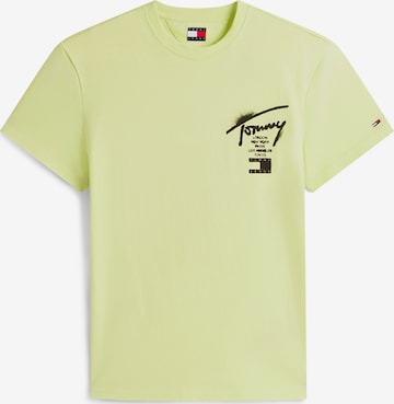 Tommy Jeans Футболка 'CITY' в Зеленый: спереди