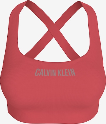 Calvin Klein Sport Sport bh in Roze: voorkant