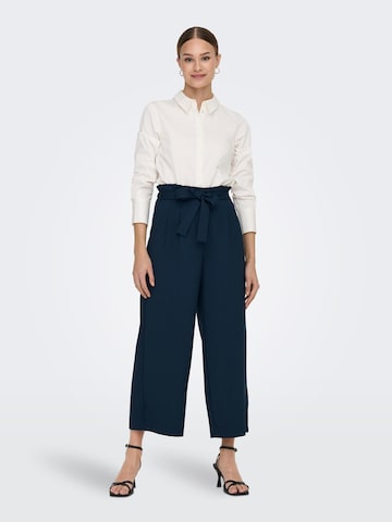 ONLY Wide Leg Hose 'LIZZO' in Blau