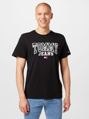 Tommy Jeans Tričko - Čierna: predná strana