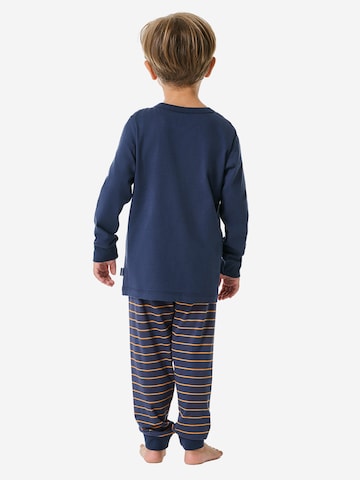 SCHIESSER Pajamas 'Boys World' in Blue