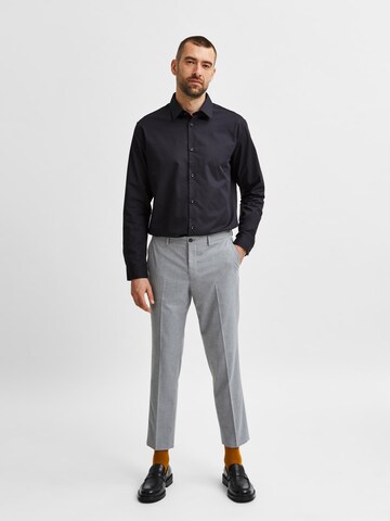 SELECTED HOMME Slim fit Overhemd 'Ethan' in Zwart