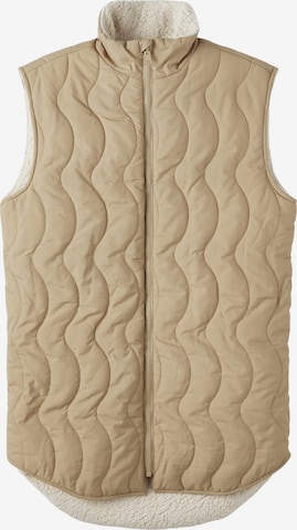 LMTD Vest in Beige: front