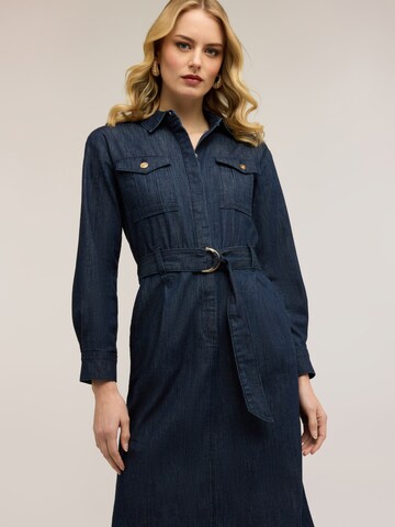Robe MOTIVI en bleu : devant