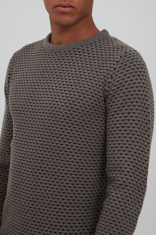 INDICODE JEANS Strickpullover 'Coppler' in Grau