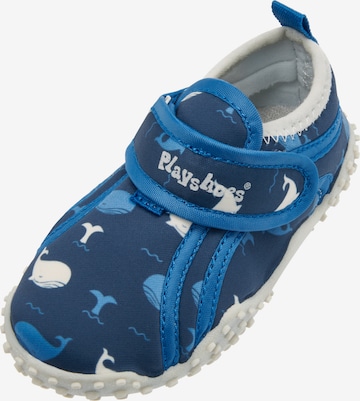 PLAYSHOES Beach & Pool Shoes 'Wal' in Blue: front
