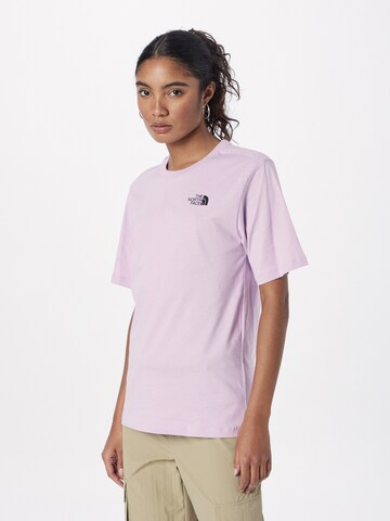 T-shirt 'Simple Dome' THE NORTH FACE en violet : devant