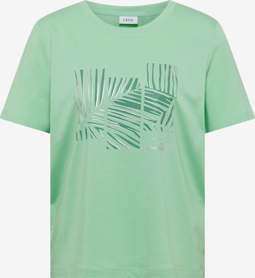 Maglietta di CECIL in verde: frontale