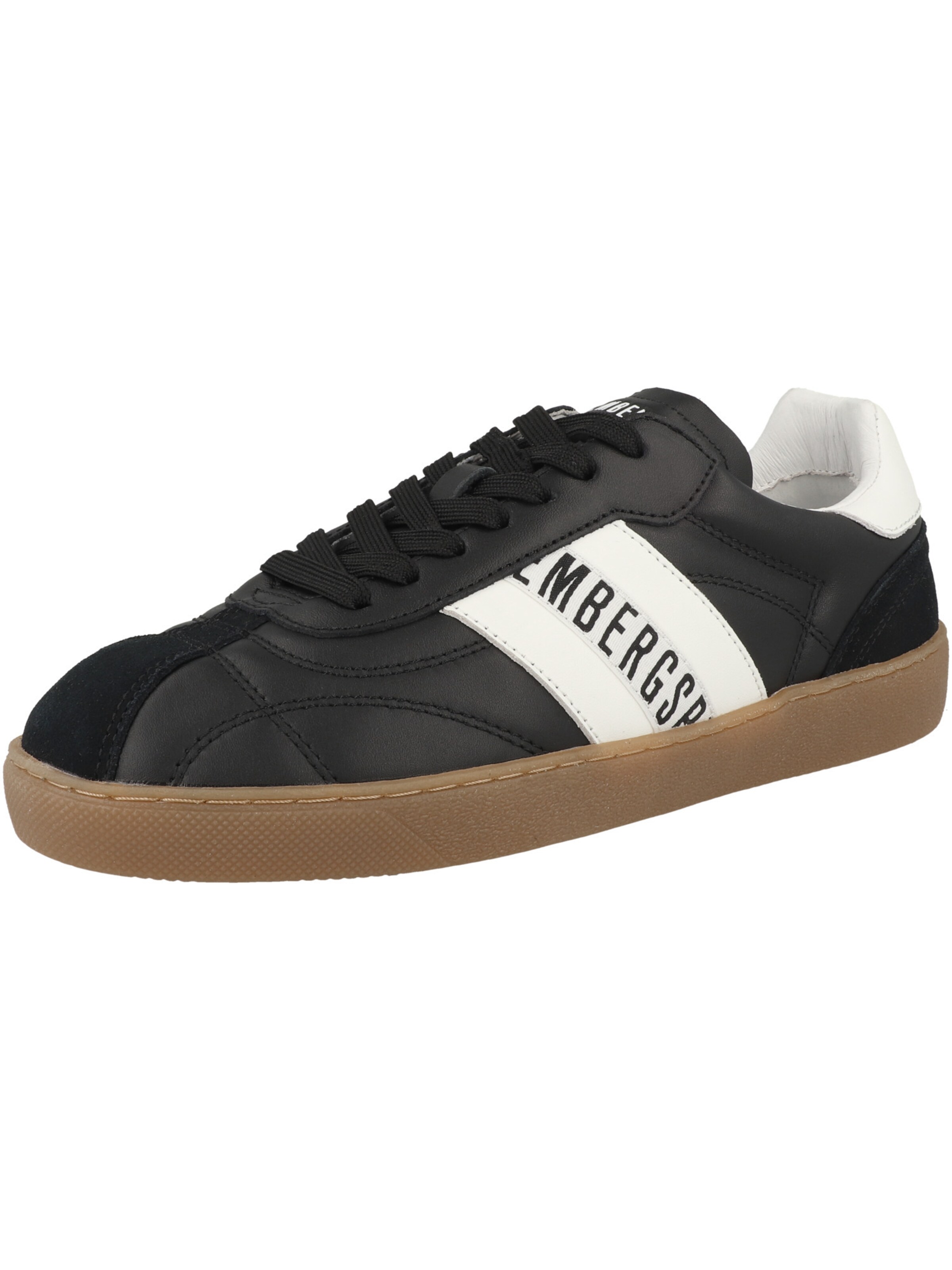 Sneaker bassa 'Recoba' di BIKKEMBERGS in nero: frontale