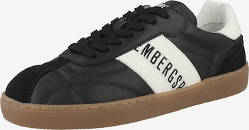 BIKKEMBERGS - Sapatilhas baixas 'Recoba' em preto: frente